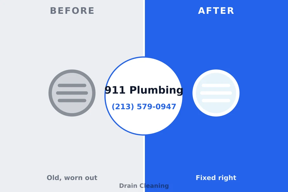 Before and after: plumbing repair Richmond West, FL